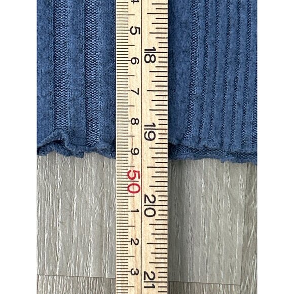 Aeropostale‎ Ribbed Blue Button Front Long Sleeve Henley Top Size L - Picture 6 of 9